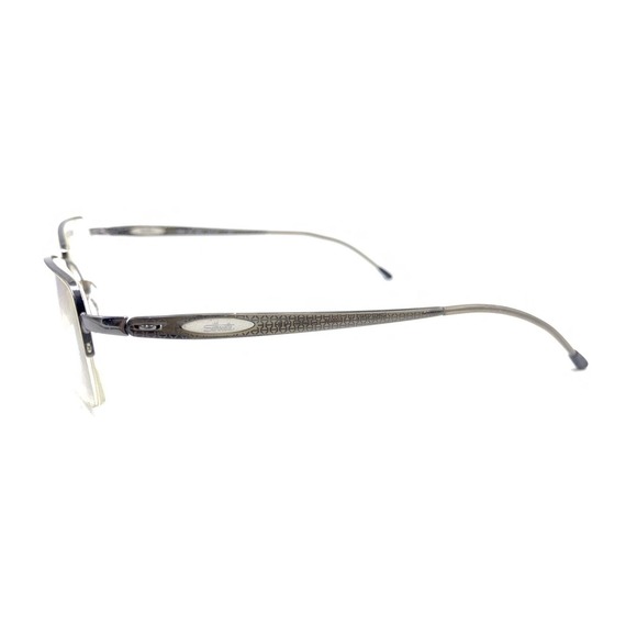 Silhouette 7546 60 6054 Titanium Gunmetal Half Rim Eyeglasses Frames 53-17 135 - Picture 7 of 12